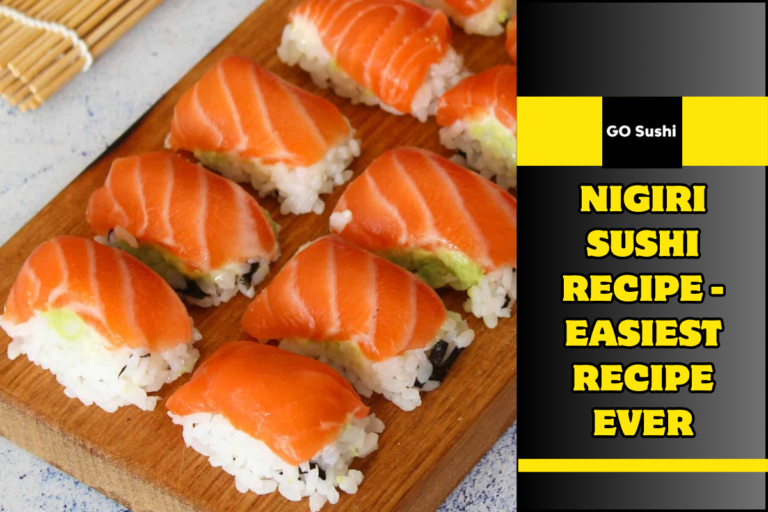 Nigiri Sushi Recipe - Easiest Recipe Ever